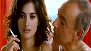 Hollywood star Penelope Cruz shows off her hot embraces in a steamy scene
