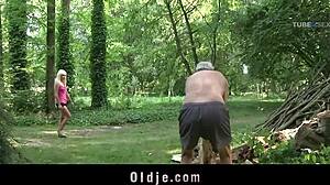 Bent over, Nature, Mommy, Huge, Young, Double, Fucking